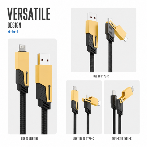 4-in-1 Fast Charging Cable S01 - Image 3