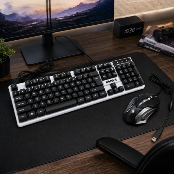 Wired Keyboard & Mouse Set - Image 3