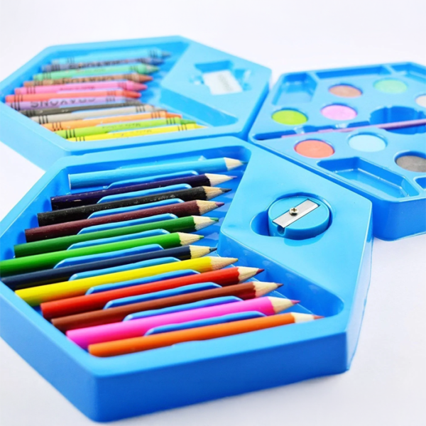 46-Piece Kids Drawing & Coloring Set - Image 3