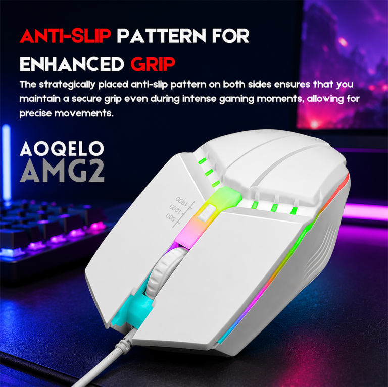ADQELO AMG2 RGB E-Sports Gaming Mouse - Image 3