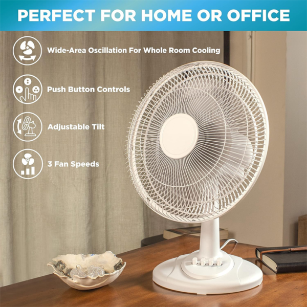 110V Portable Desk Fan - Image 3