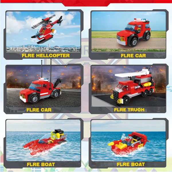 Honyat Fire Station Toy Set - Image 3