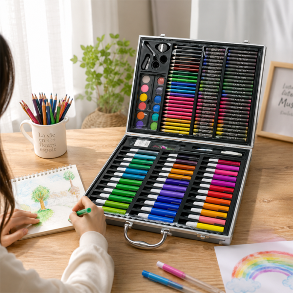 Colored Pen Set with Carrying Case - Image 4