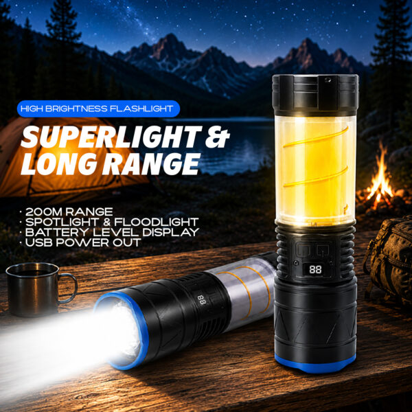 Aluminum LED Flashlight - Image 6